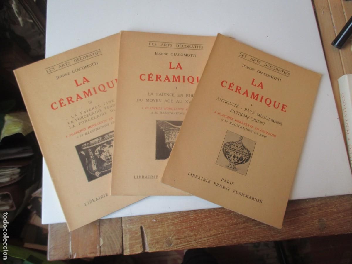 Libros de segunda mano: JEANNE GIACOMOTTI La c&eacute;ramique ( 3 tomos)( franc&eacute;s) W39594