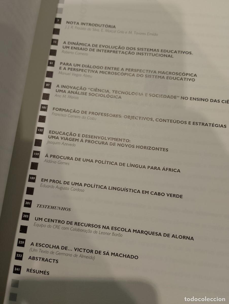 Libros de segunda mano: Col&oacute;quio Educa&ccedil;&atilde;o e Sociedade n&ordm;s 5 e 6 - Foto 7