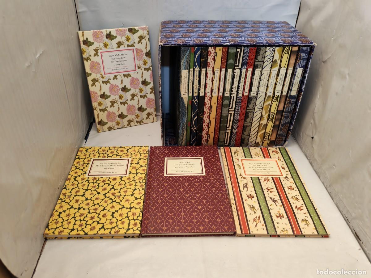 Libros de segunda mano: Insel-B&uuml;cherei Jubil&auml;umskassette. Hundert (100) Jahre Insel Verlag 1899-1999 (20 + 1 libros + caja)