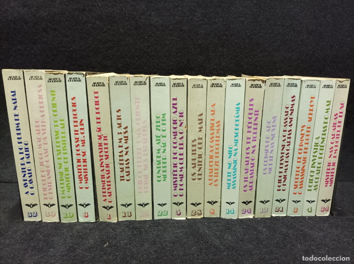 Libros de segunda mano: LOTE DE 18 LIBROS - COLECCION VAMPIRO GIGANTE - PORTUGAL - AGATHA CHRISTIE