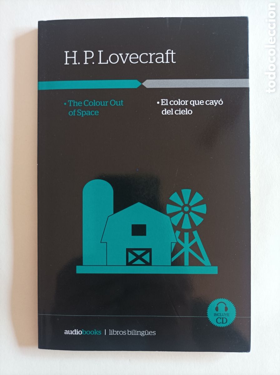 Libros de segunda mano: H P Lovecraft. El color que cay&oacute; del cielo. Audiolibro. Libros biling&uuml;es. Incluye CD