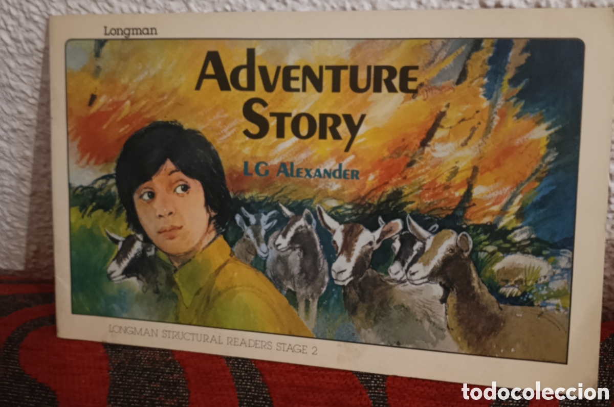 Libros de segunda mano: Libro Vintage &rdquo;Adventure Story&rdquo; - L.G. Alexander - Longman Structural Readers Stage