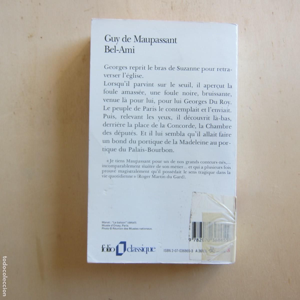 Libros de segunda mano: BEL-AMI - GUY DE MAUPASSANT (FOLIO) NOVELA IDIOMAS - Foto 3