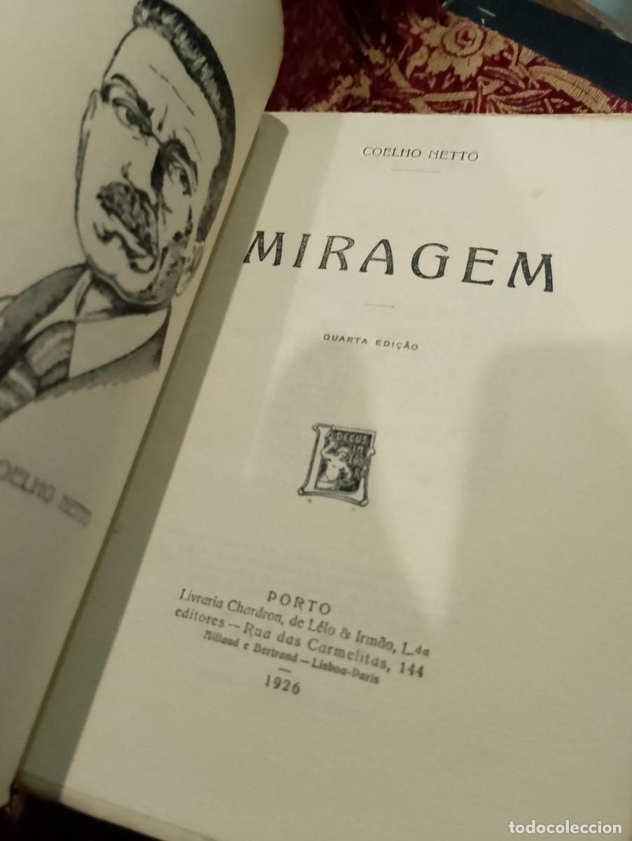 Libros de segunda mano: Miragem 1926 Coelho Netto - Foto 6