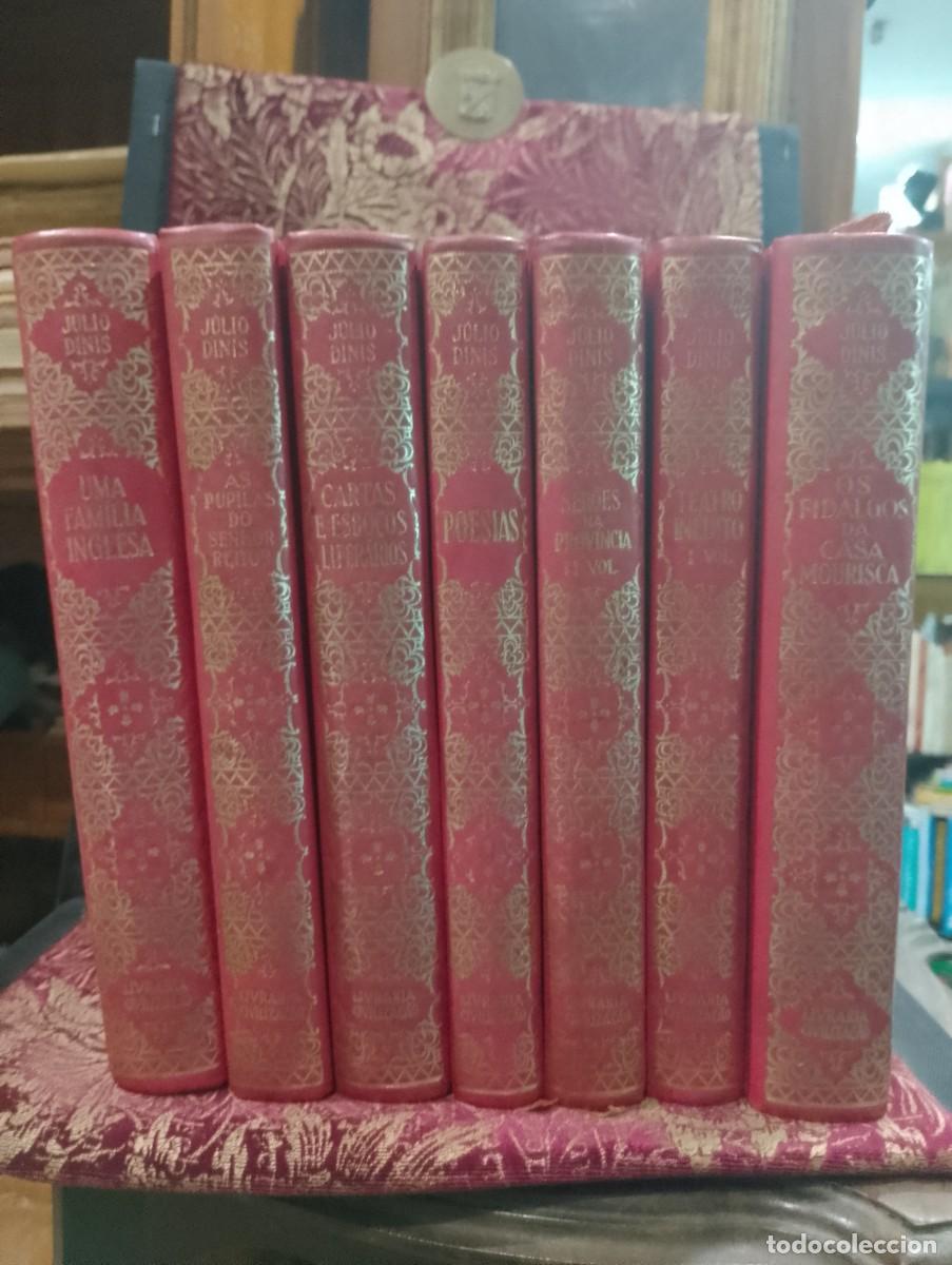 Libros de segunda mano: J&uacute;lio Dinis V&aacute;rias Obras - Jo&atilde;o da Silva 7 Volumes