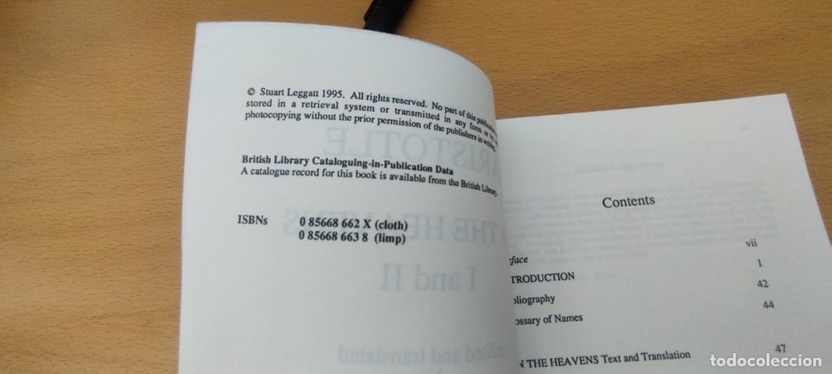 Libros de segunda mano: ARISTOTLE / STUART LEGGATT / KARA 01 / ARIS & PHILLIPS - Foto 7