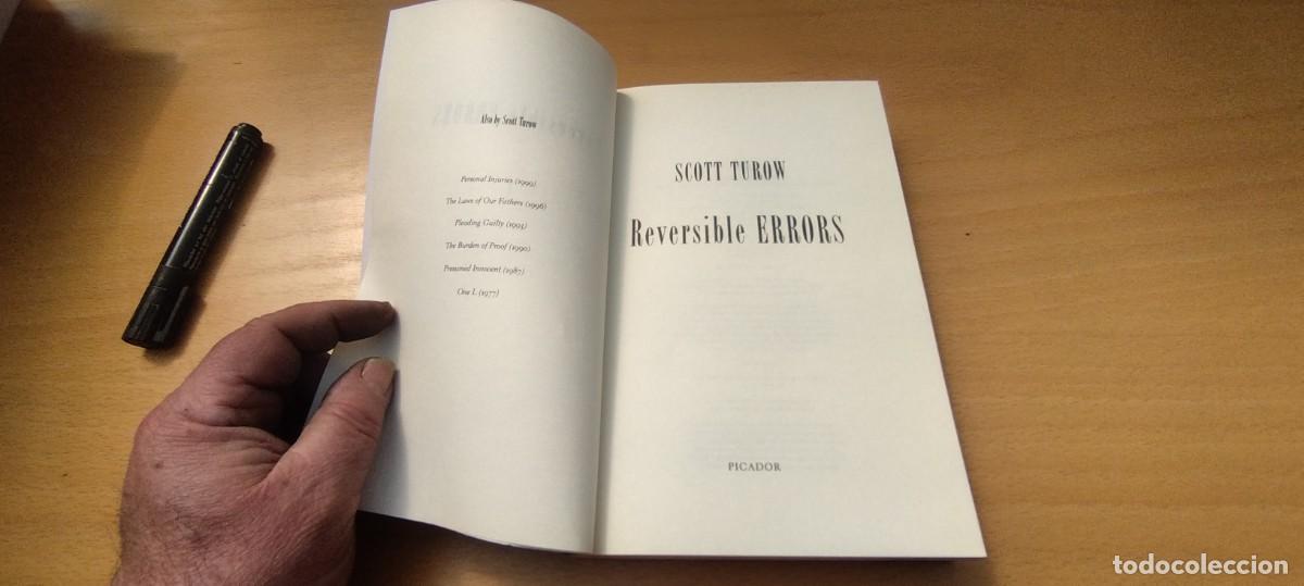 Libros de segunda mano: REVERSIBLE ERRORS / SCOTT TUROW / KARA 02 / PICADOR - Foto 5