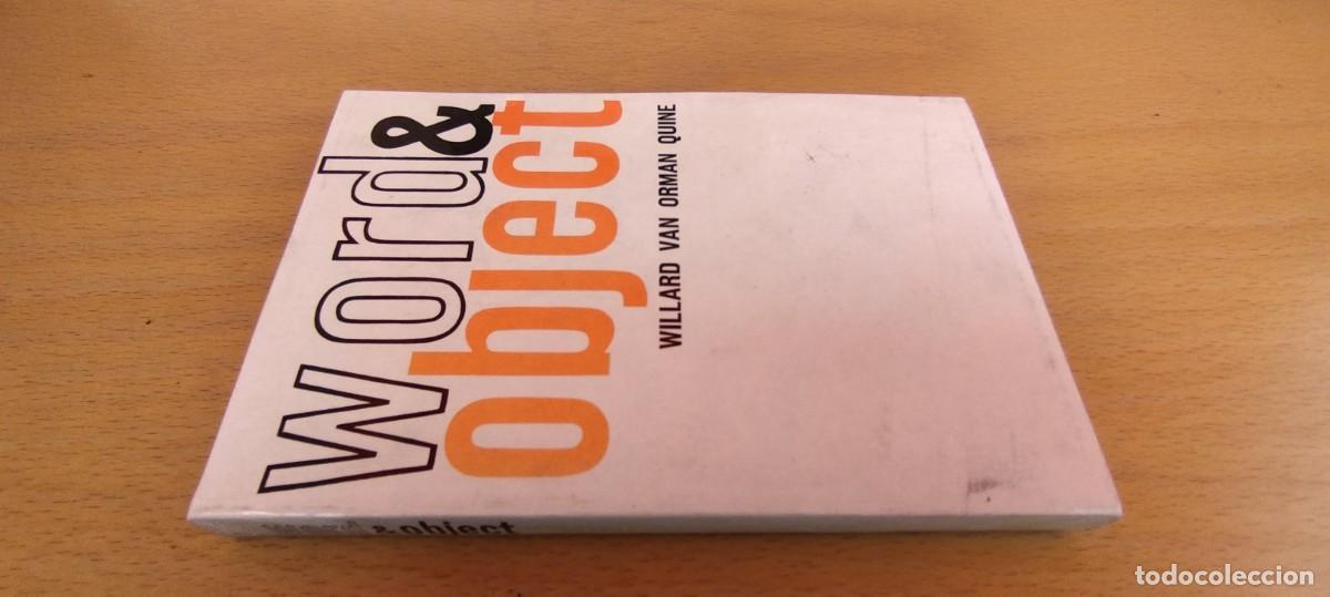 Libros de segunda mano: WORD & OBJECT / WILLARD VAN ORMAN QUINE / KARA 70 / THE MIT PRESS