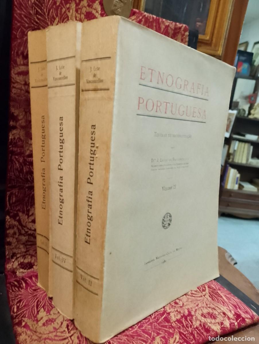 Libros de segunda mano: Etnografia Portuguesa - Dr. J. Leite de Vasconcellos