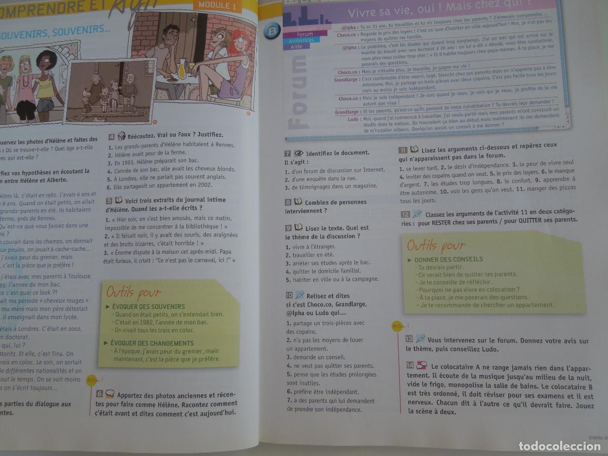 Libros de segunda mano: SC&Eacute;NARIO METHODE DE FRAN&Ccedil;AIS - +CAHIER - A2-B1 - 2 - HACHETTE - - Foto 5