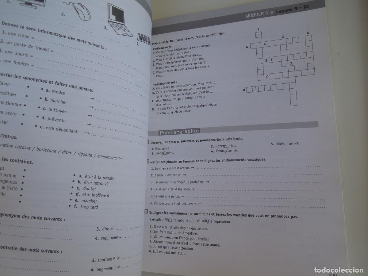 Libros de segunda mano: SC&Eacute;NARIO METHODE DE FRAN&Ccedil;AIS - +CAHIER - A2-B1 - 2 - HACHETTE - - Foto 11