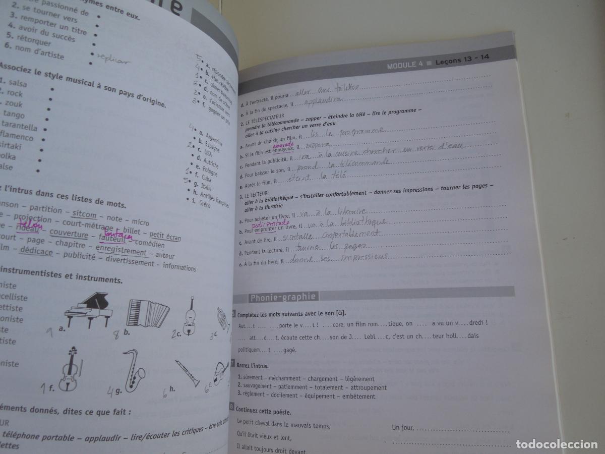 Libros de segunda mano: SC&Eacute;NARIO METHODE DE FRAN&Ccedil;AIS - +CAHIER - A2-B1 - 2 - HACHETTE - - Foto 12