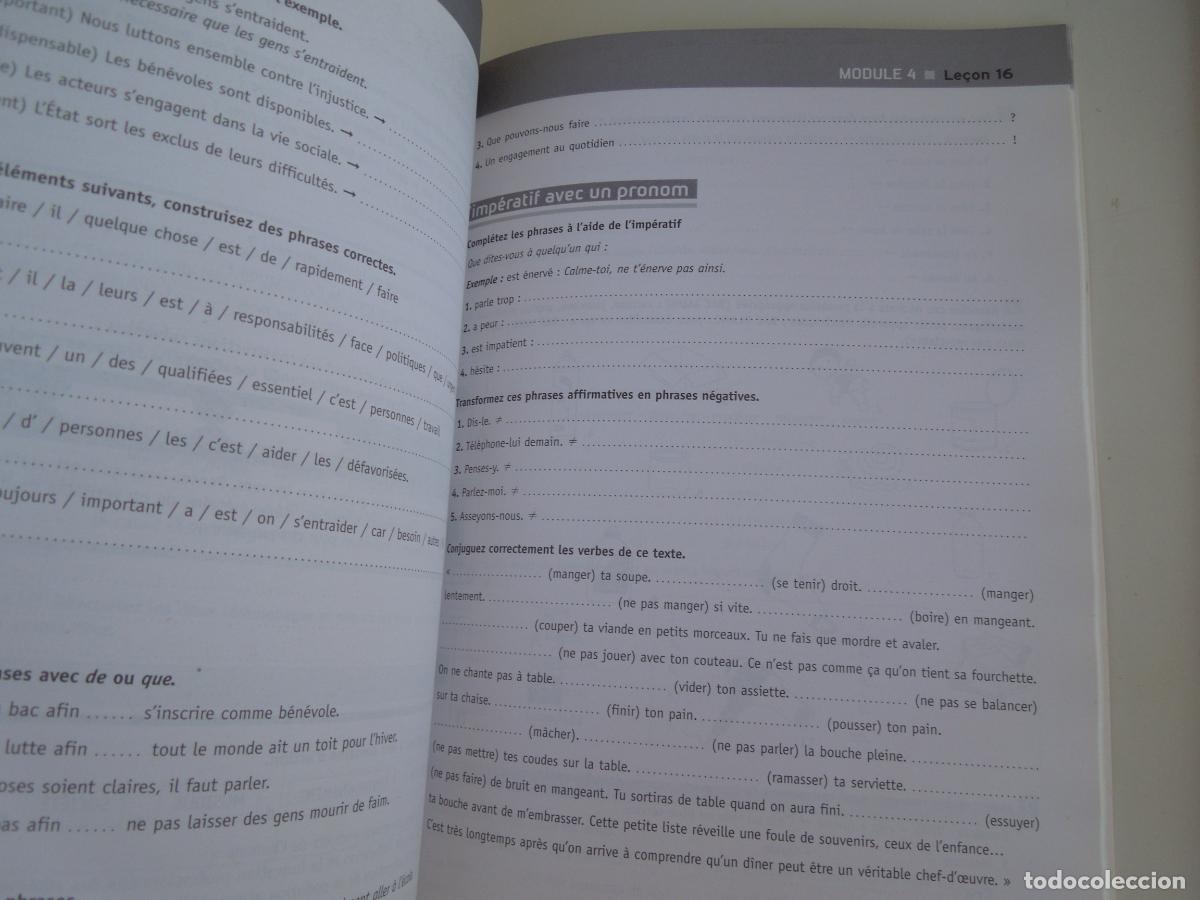 Libros de segunda mano: SC&Eacute;NARIO METHODE DE FRAN&Ccedil;AIS - +CAHIER - A2-B1 - 2 - HACHETTE - - Foto 13