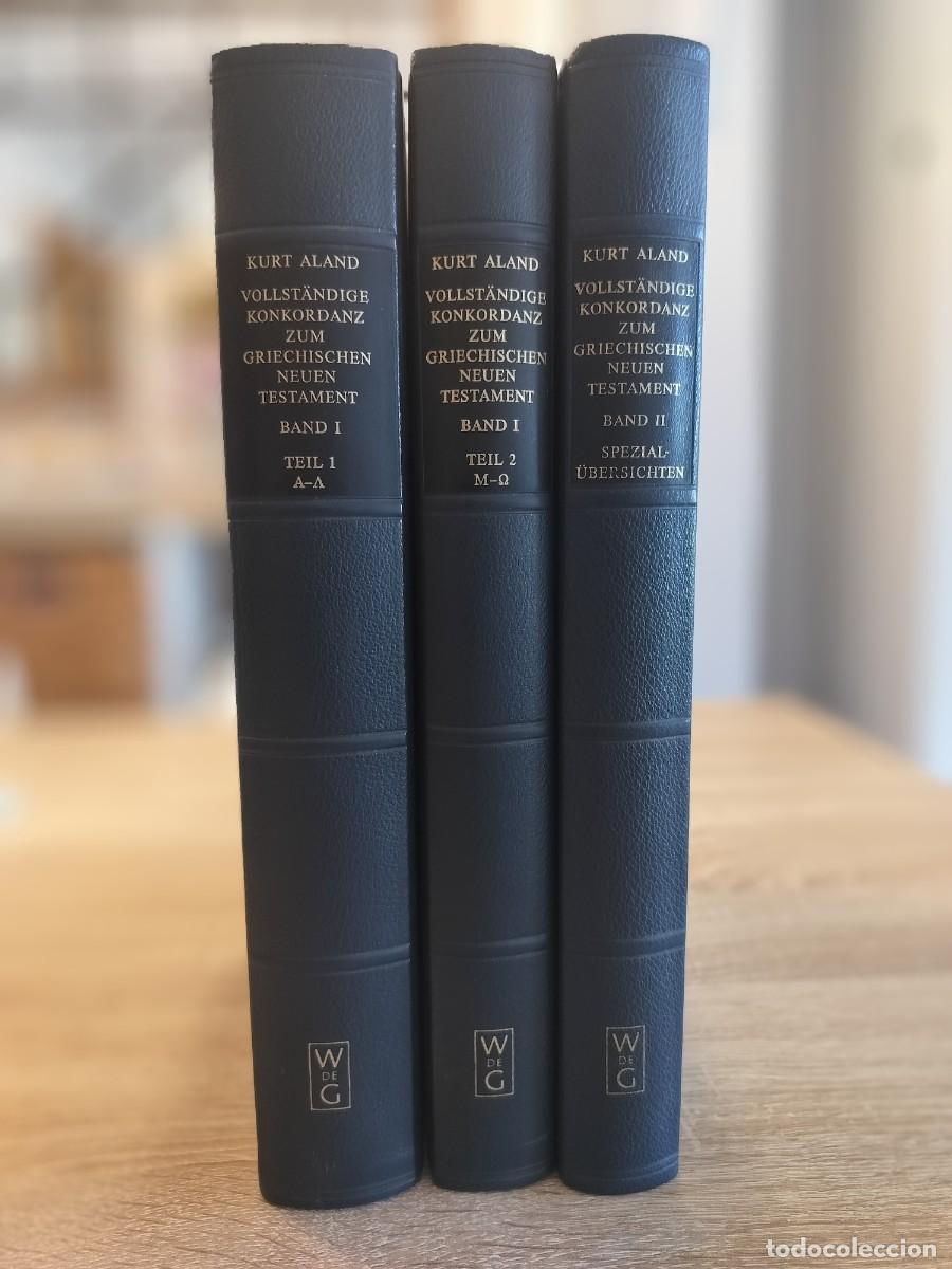 Libros de segunda mano: Vollst&auml;ndige Konkordanz zum griechischen Neuen Testamen. WALTER DE GRUYTER, 1978 y 1983