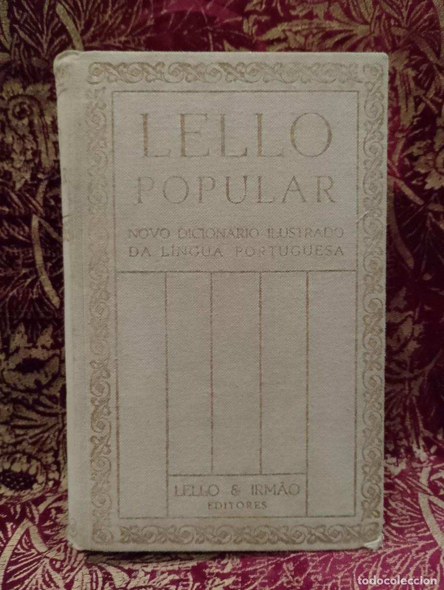 Libros de segunda mano: Lello Popular 1952 Novo Dicion&aacute;rio Ilustrado da Lingua Portuguesa