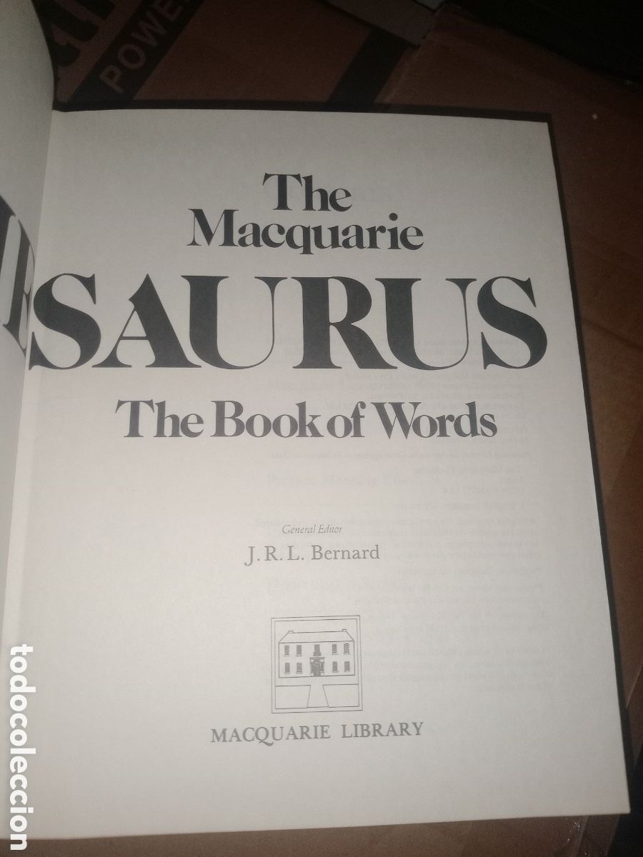Libros de segunda mano: Toreteblanco the macquarie thesaurus - Foto 2