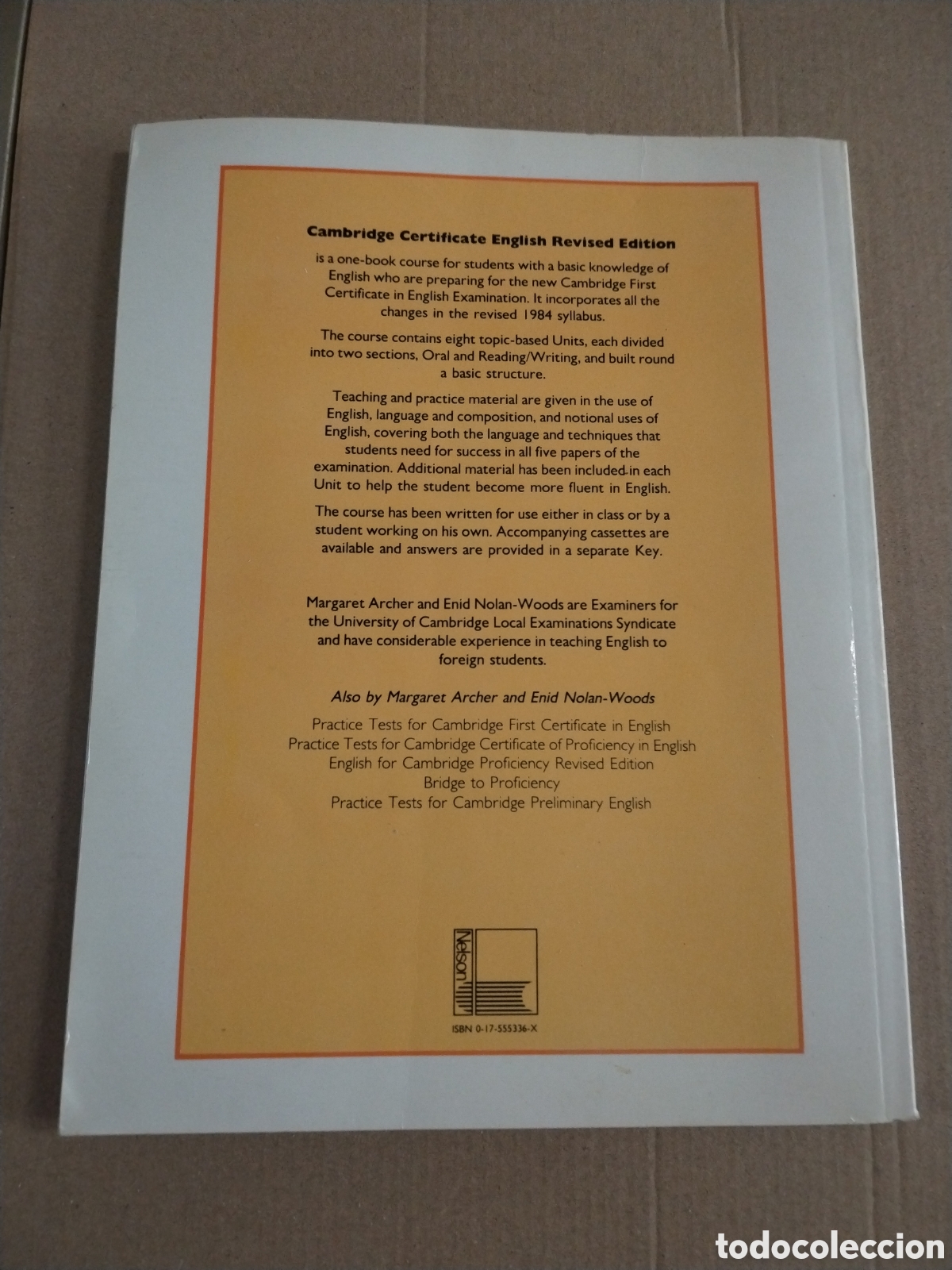 Libros de segunda mano: Cambridge Certificate English. A course for First Certificate. - Foto 2