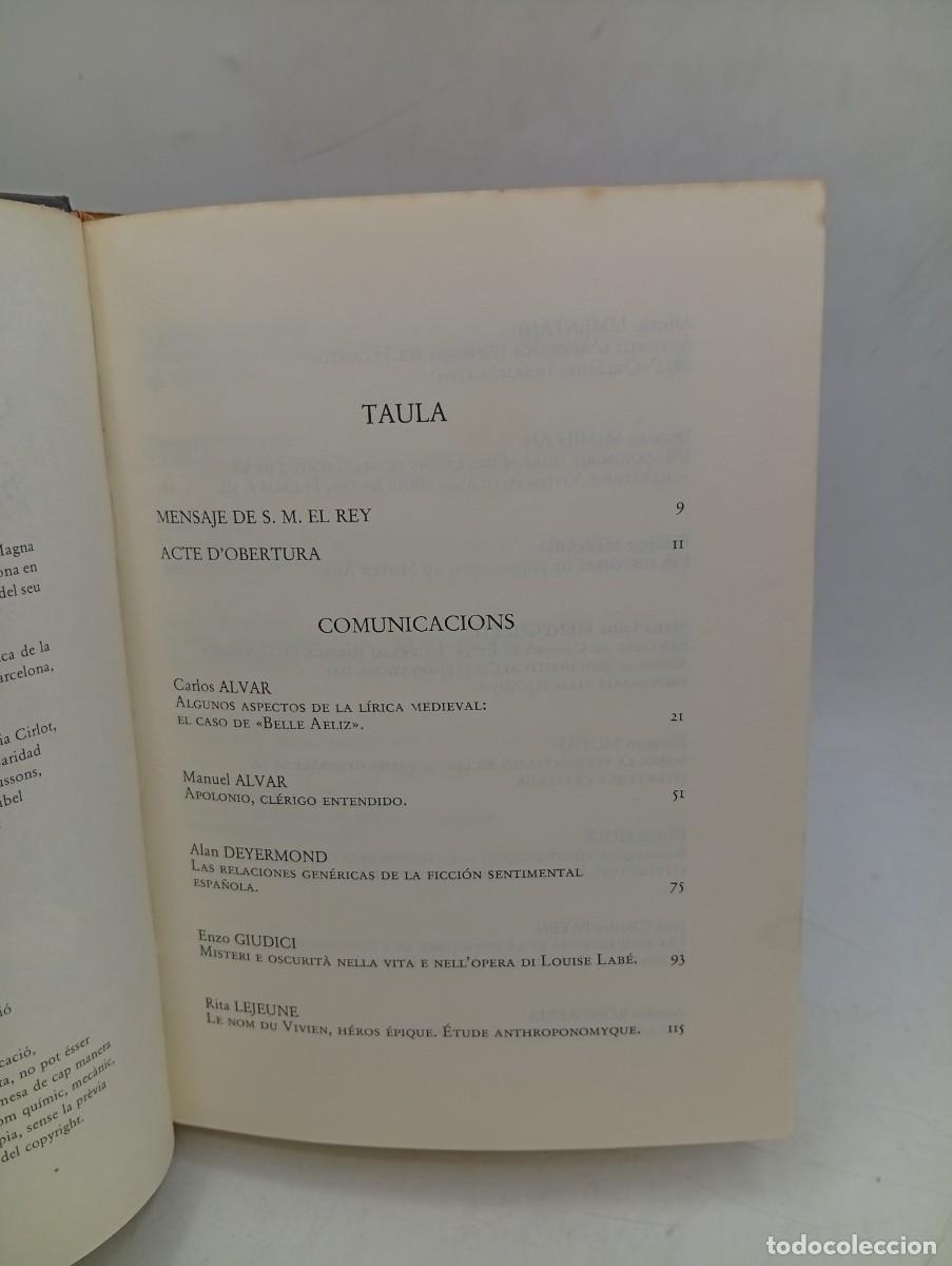 Libros de segunda mano: SYMPOSIUM IN HONOREM. PROF. M. DE RIQUER. 1986. PAGS : 476. - Foto 4