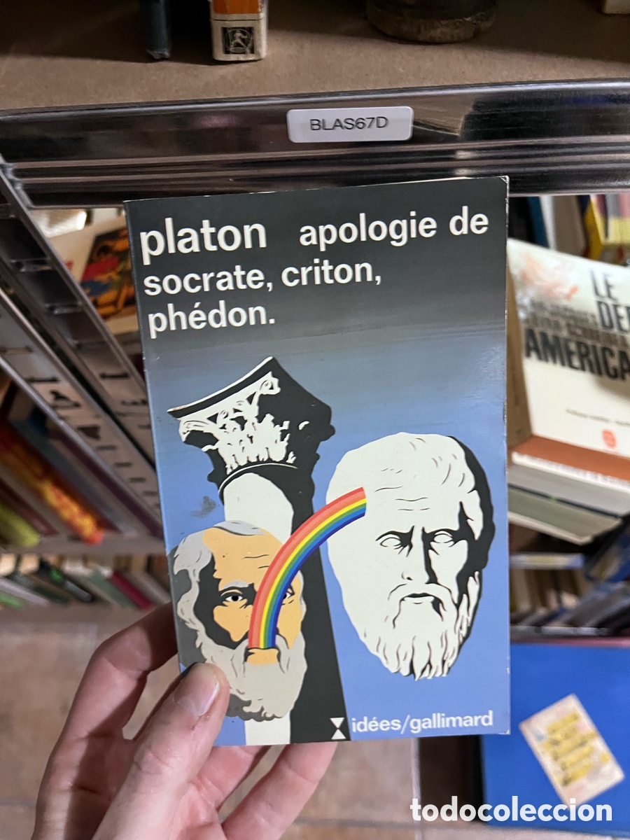 Libros de segunda mano: BLAS67D platon apologie de socrate, criton, ph&eacute;don.