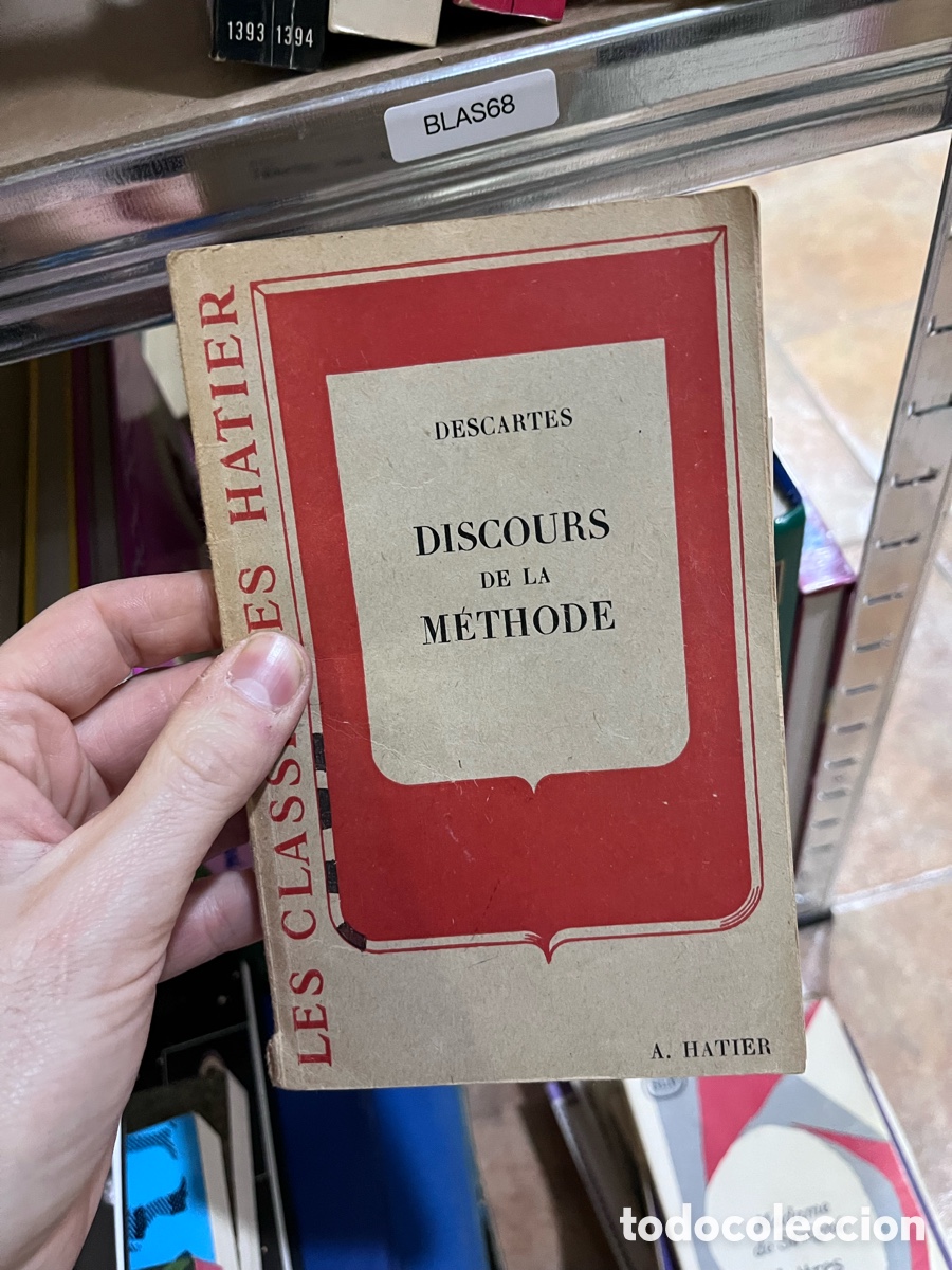 Libros de segunda mano: BLAS68 DESCARTES DISCOURS DE LA M&Eacute;THODE