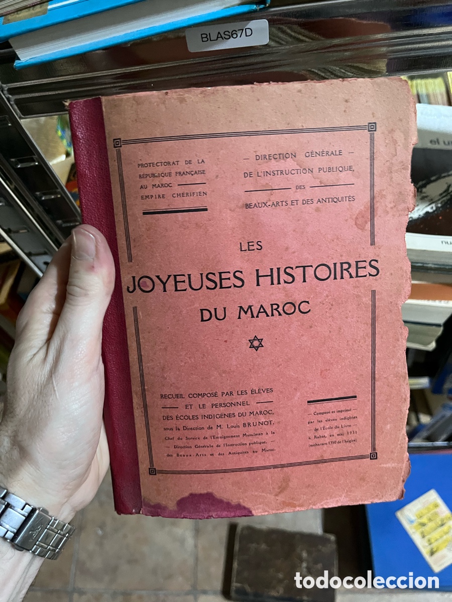 Libros de segunda mano: Blas67D LES JOYEUSES HISTOIRES DU MAROC