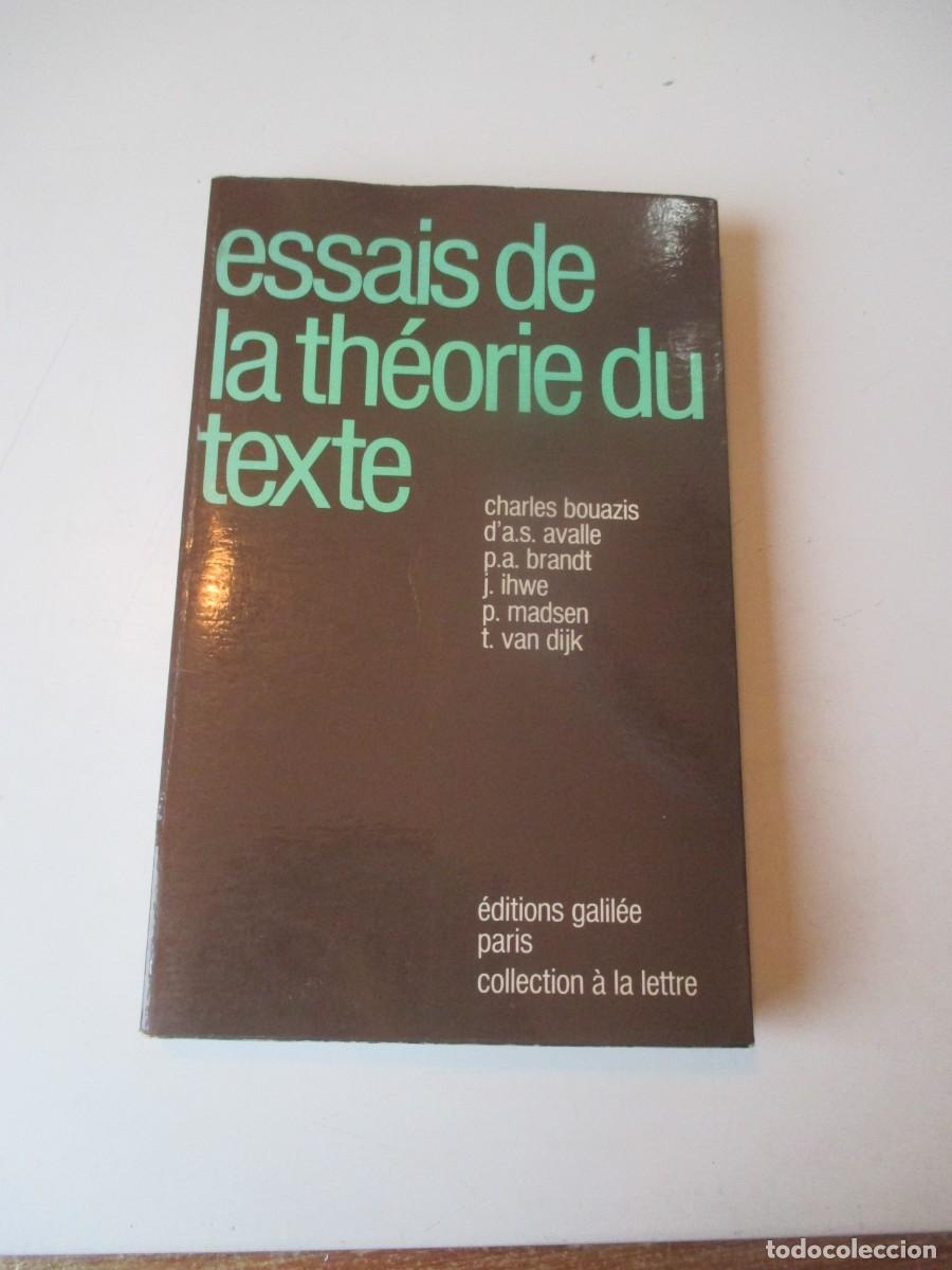 Libros de segunda mano: VV.AA. Essais de la th&eacute;orie du texte (franc&eacute;s) W40013