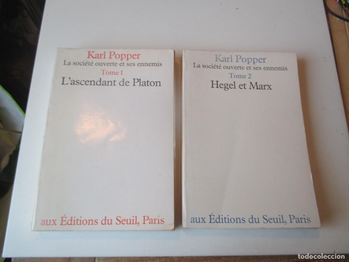 Libros de segunda mano: KARL POPPER La societ&eacute; ouverte et ses ennemis (2 tomos)(franc&eacute;s) W40015