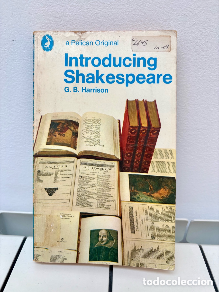Libros de segunda mano: Libro Vintage &rdquo;Introducing Shakespeare&rdquo; (1979) - G.B. Harrison - Ed. Pelican Penguin
