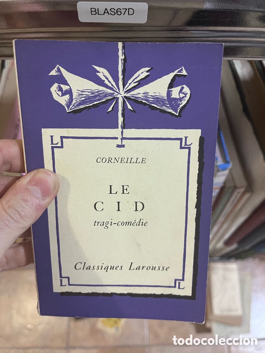Libros de segunda mano: BLAS67D CORNEILLE LE C ID tragi-com&eacute;die Classiques Larousse