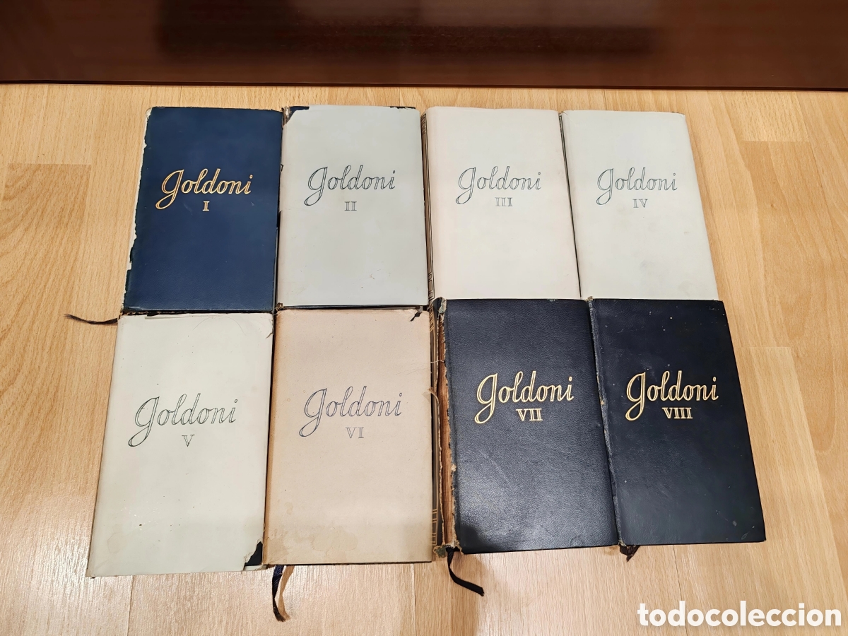Libros de segunda mano: Carlo Goldoni - Tutte le opere di Carlo Goldoni vol. I-VIII - 1935-1955