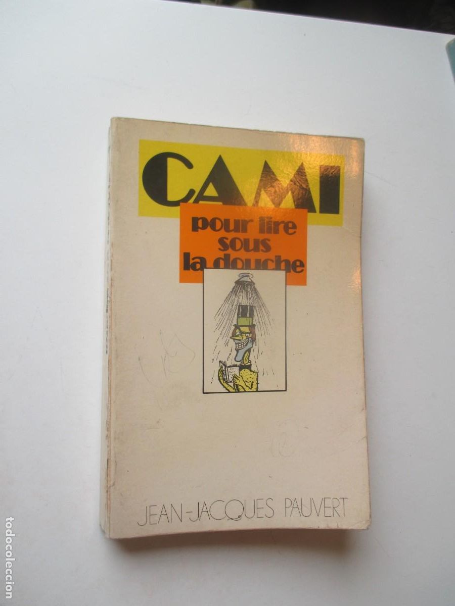 Libros de segunda mano: CAMI Pour lire sous la douche (franc&eacute;s) W40121