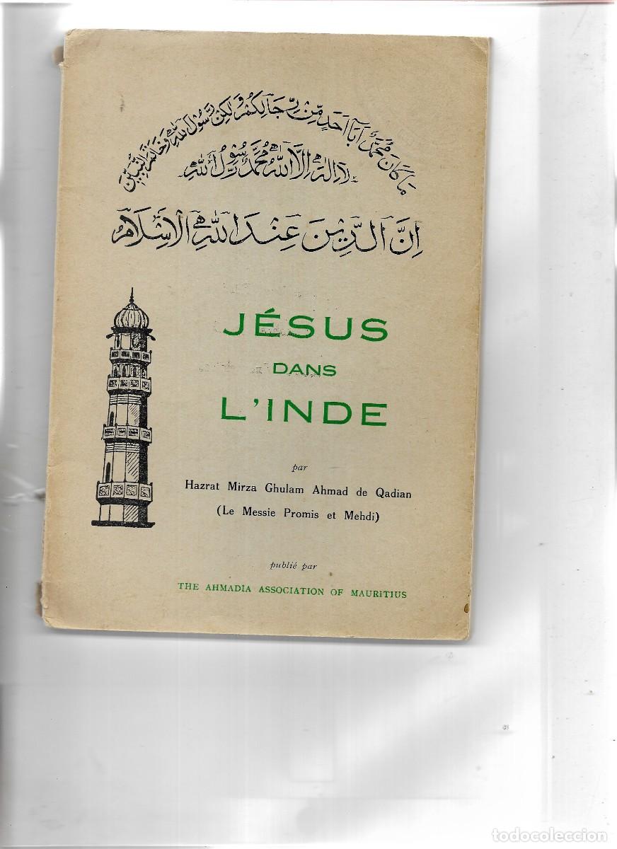 Libros de segunda mano: LIBRO THE AHMADIA ASSOCIATION OF MAURITIUS JESUS EN INDIA