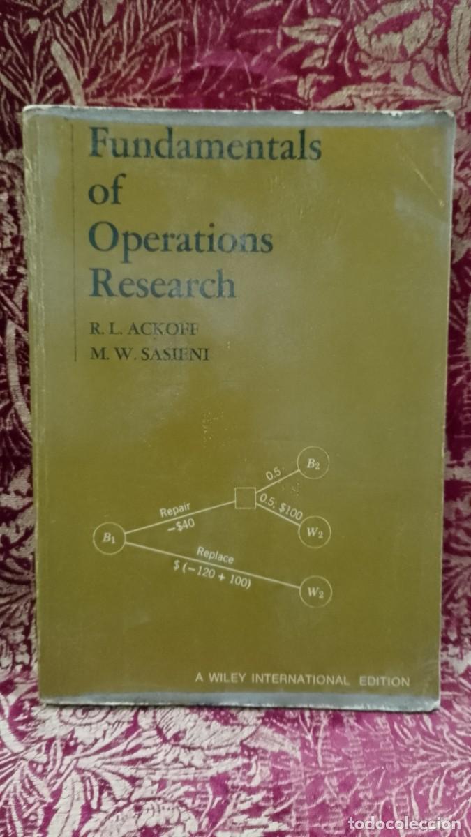 Libros de segunda mano: Fundamentals of Operations Research - R. L. Ackoff