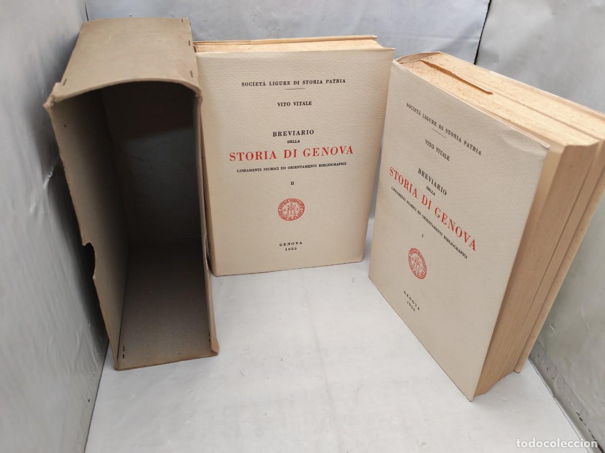 Libros de segunda mano: Breviario della Storia di Genova, Vols. I y II (Obra completa en estuche, texto en italiano)