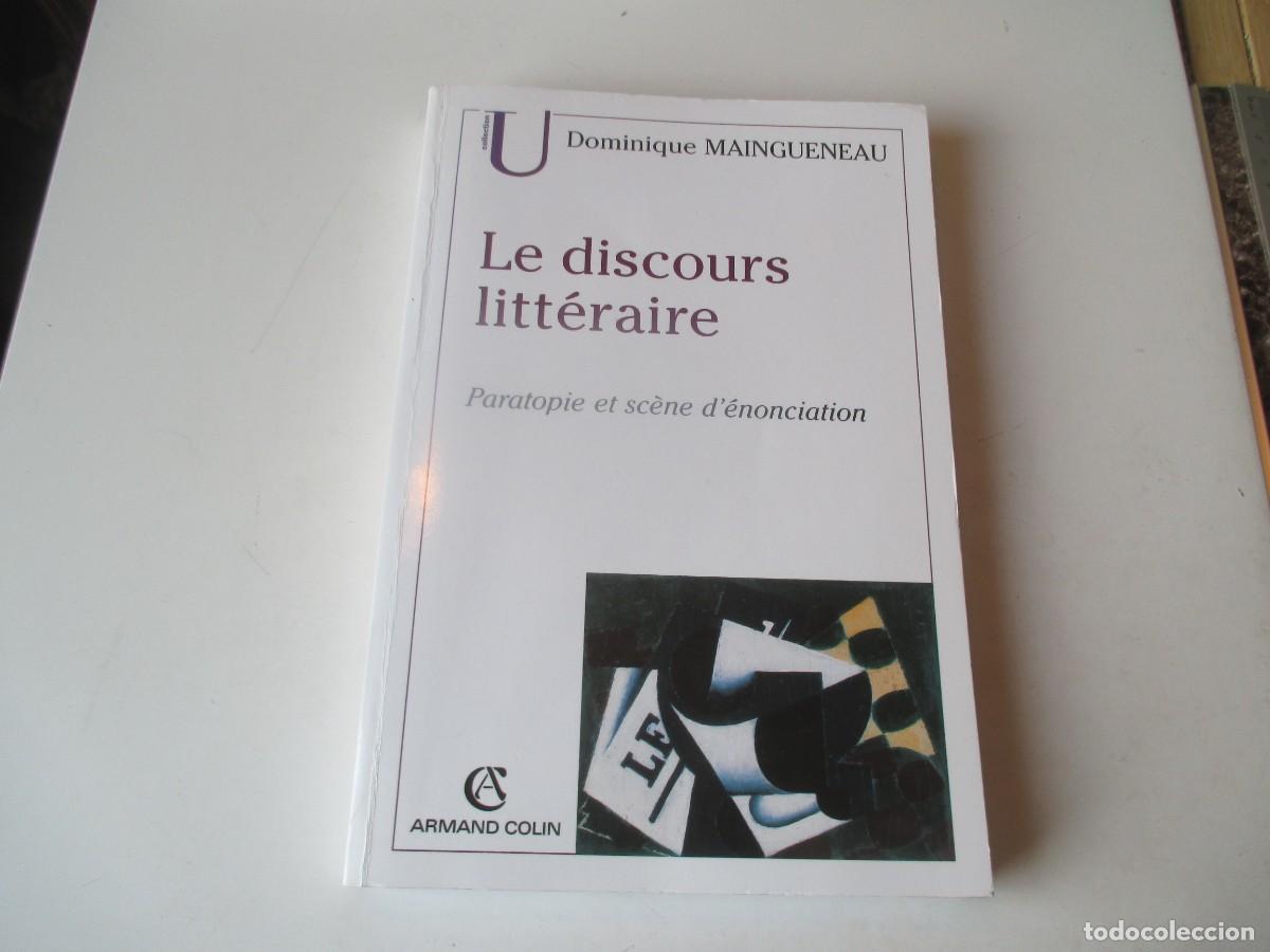 Libros de segunda mano: DOMINIQUE MAINGUENEAU Le discours litt&eacute;raire ( franc&eacute;s) W40154