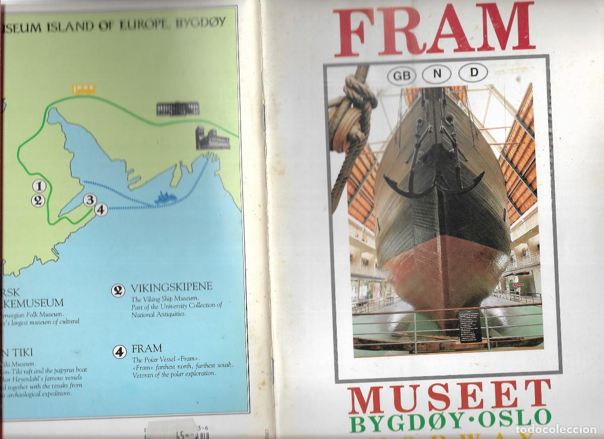 Libros de segunda mano: FRAM MUSEET BYGDOY - OSLO NORWAY
