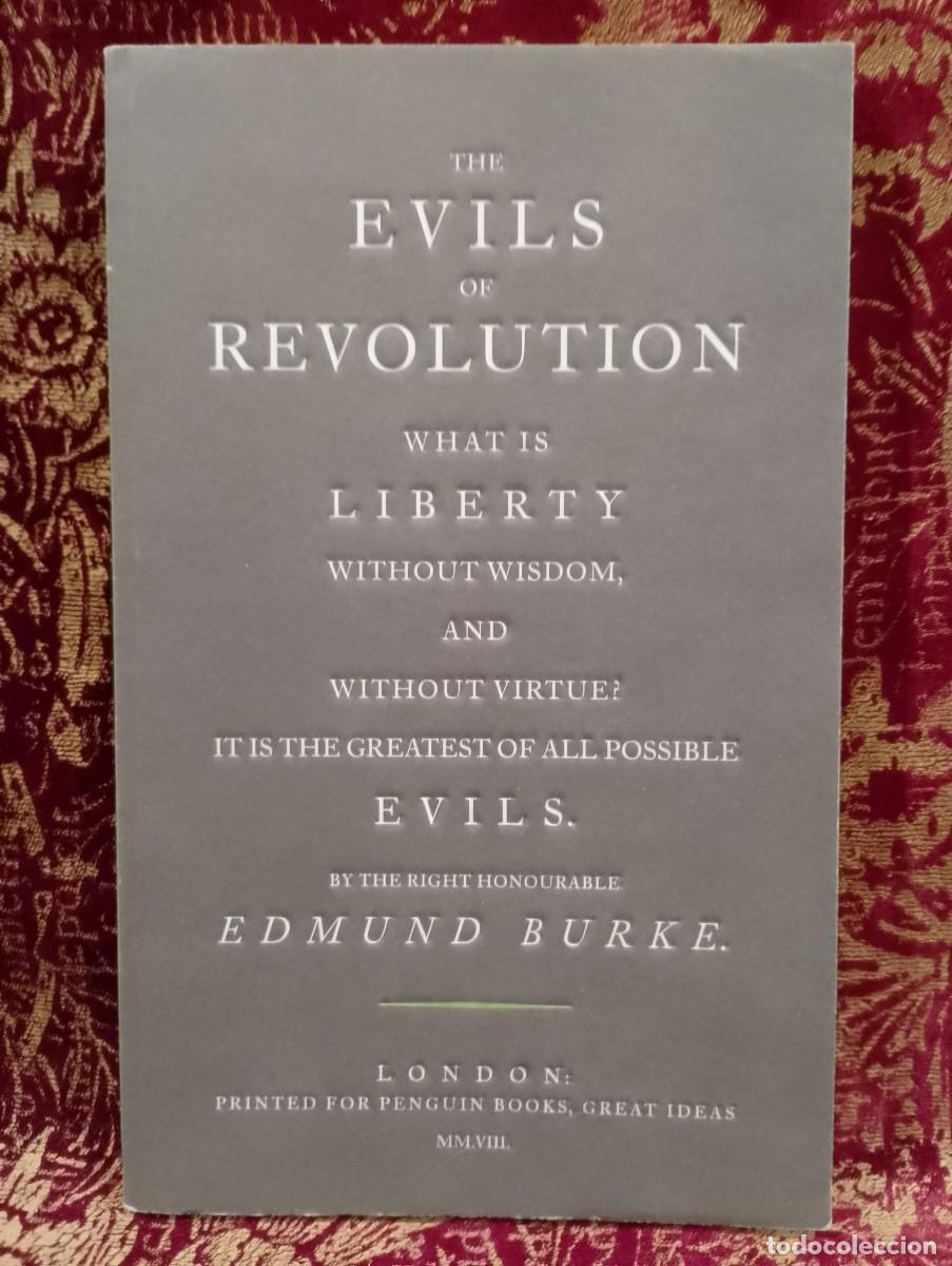 Libros de segunda mano: The Evils of Revolution - Edmund Burke