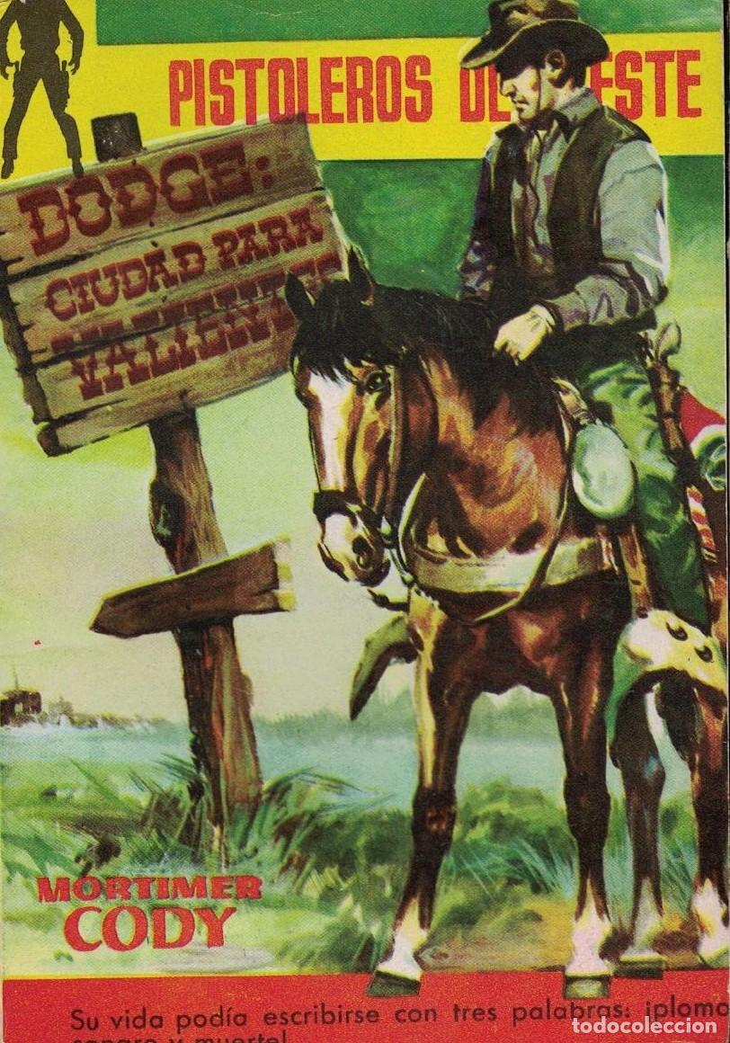 Libros de segunda mano: (A-004) - PISTOLEROS DEL OESTE N&ordm; 54 - DODGE: CIUDAD PARA VALIENTES - MORTIMER CO - EXCLUSIVAS FERMA