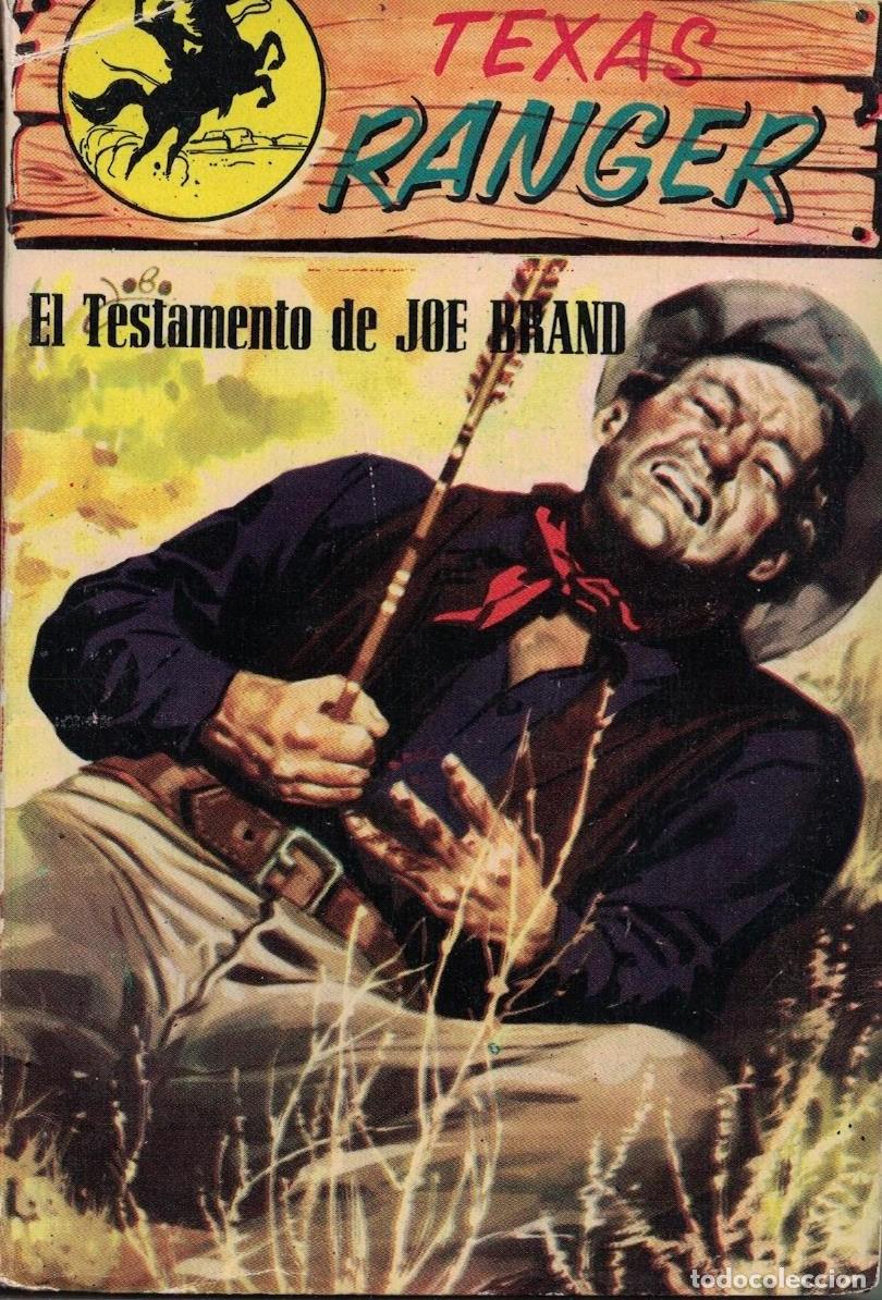 Libros de segunda mano: (A-004) - TEXAS RANGER N&ordm; 18 - EL TESTAMENTO DE JOE BRAND - ED. DOLAR