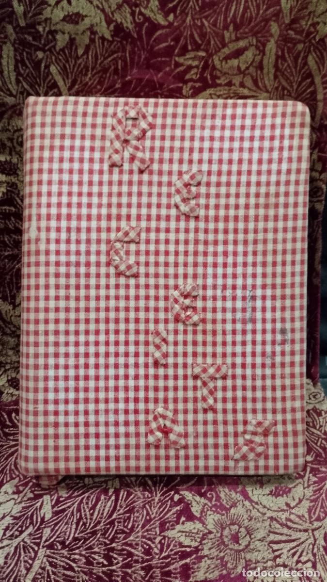 Libros de segunda mano: Caderno Manuscrito com Receitas Culin&aacute;rias antigo