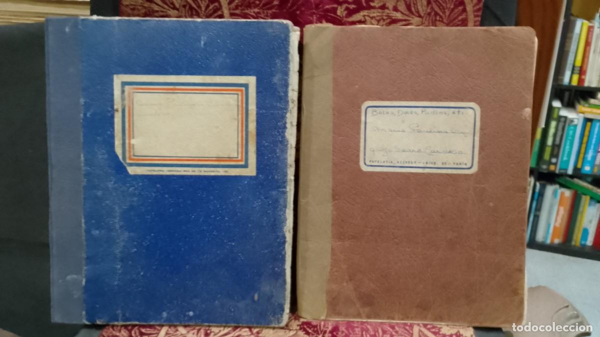 Libros de segunda mano: 2 Cadernos com Manuscrito com Receitas Culin&aacute;rias