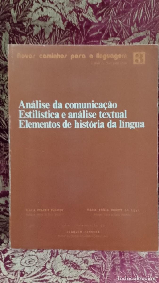 Libros de segunda mano: An&aacute;lise da Comunica&ccedil;&atilde;o, Estil&iacute;stica e an&aacute;lise textual