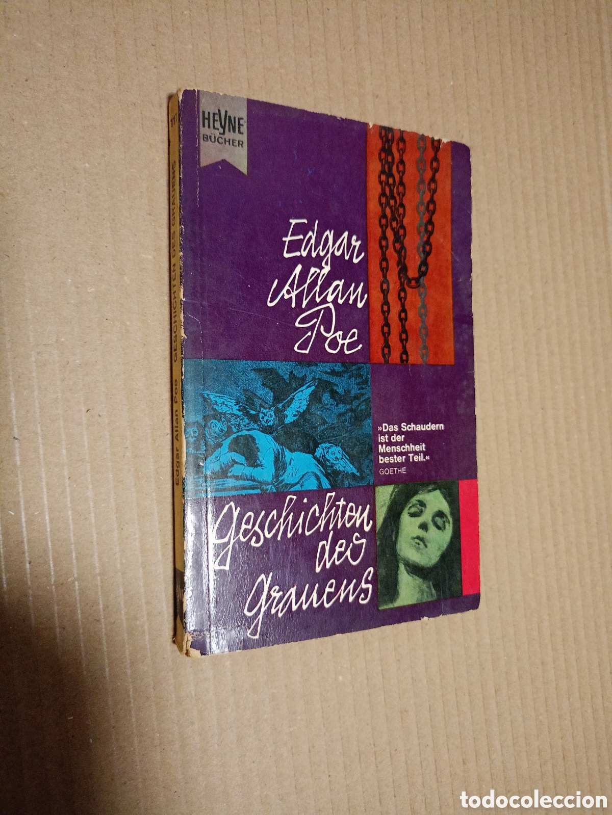 Libros de segunda mano: Edgar Allan Poe &rdquo;Geschichten des Grauens&rdquo; Heyne B&uuml;cher