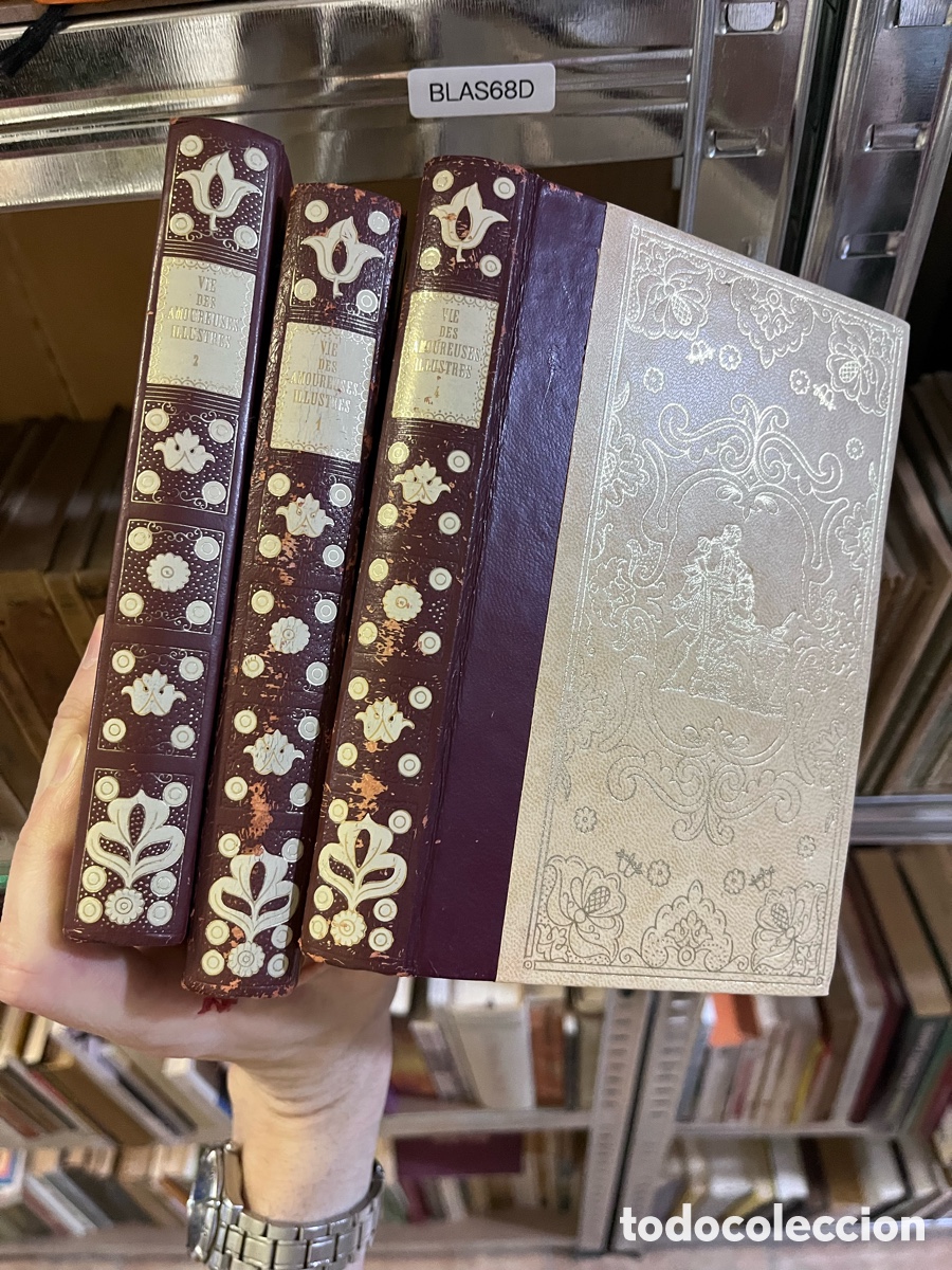 Libros de segunda mano: Blas68D lote de 3 libros de vidas ilustres en franc&eacute;s