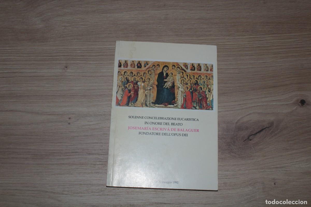 Libros de segunda mano: Solenne concelebrazione eucaristica in onore del beato J. M. Escriv&aacute; de Balaguer