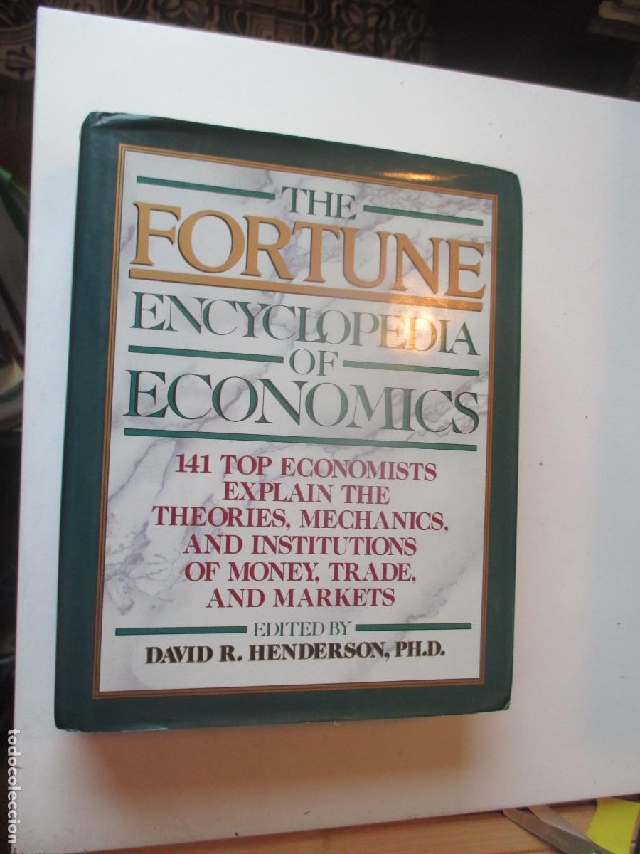Libros de segunda mano: THE FORTUNE ENCYCLOPEDIA OF ECONOMICS (ingl&eacute;s) W40460