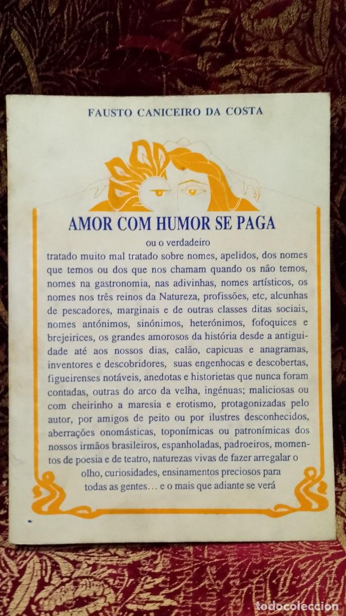 Libros de segunda mano: Amor com Amor se paga - Fausto Caniceiro da Costa