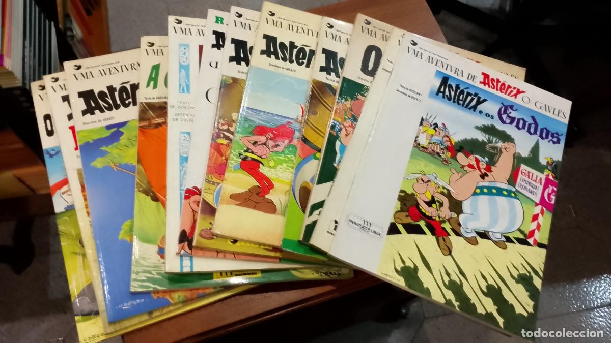 Libros de segunda mano: Ast&eacute;rix 12 T&iacute;tulos Capa Mole ver fotos