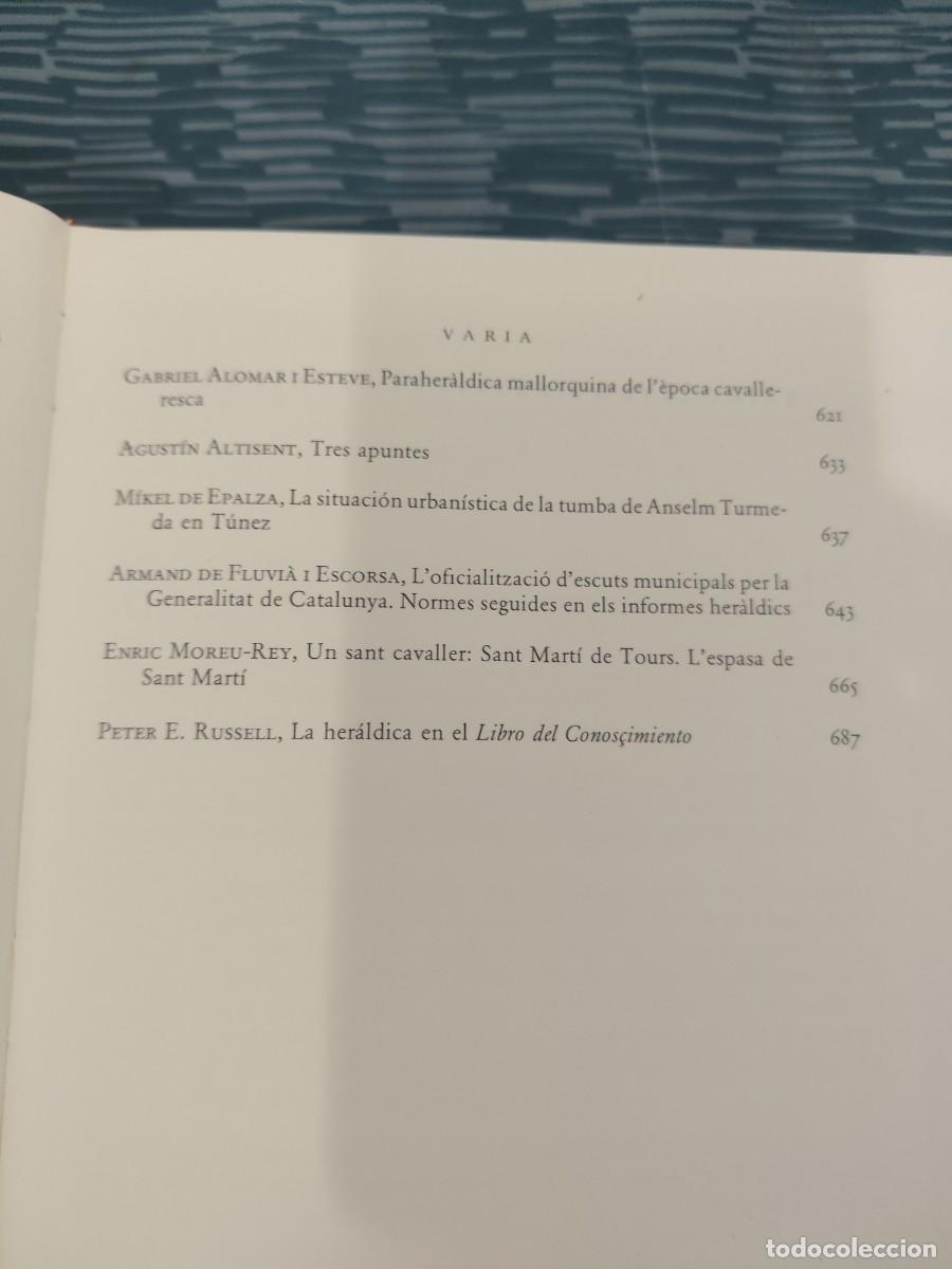 Libros de segunda mano: STUDIA IN HONOREM ,PROF.M.DE RIQUER,2 TOMOS,1986,VER SUMARIOS. - Foto 9