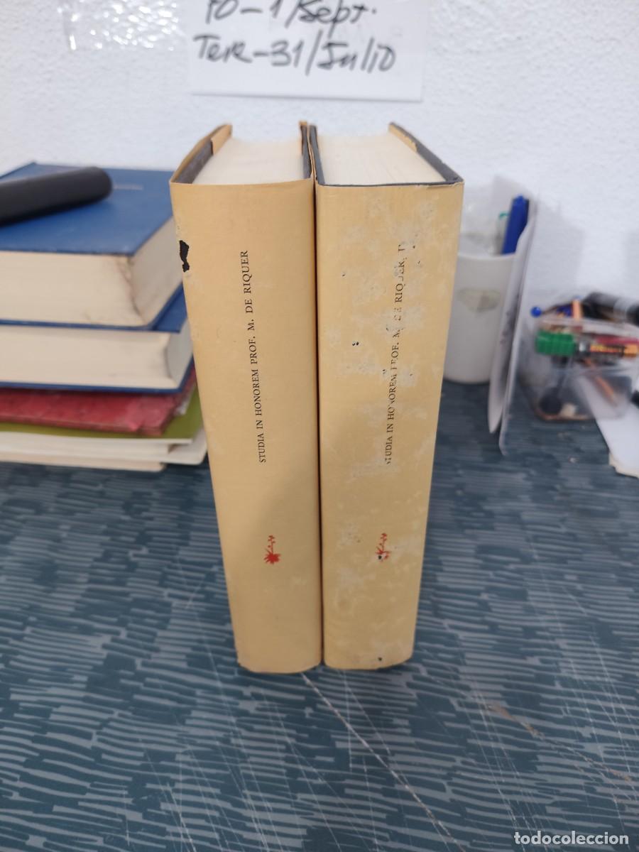 Libros de segunda mano: STUDIA IN HONOREM ,PROF.M.DE RIQUER,2 TOMOS,1986,VER SUMARIOS. - Foto 11